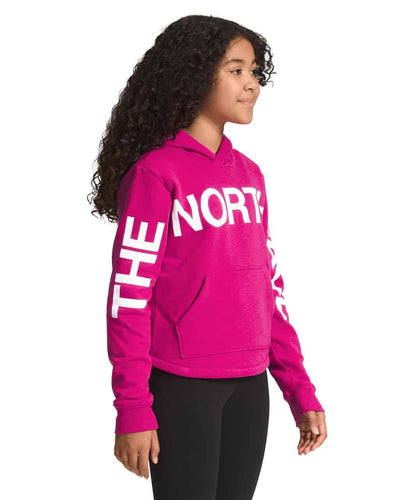The North Face Girls’ Camp Fleece Pullover Hoodie - Fuschia Pink