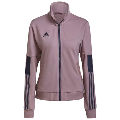 adidas originals Women's Trio Track jacket in Magic Mauve color
