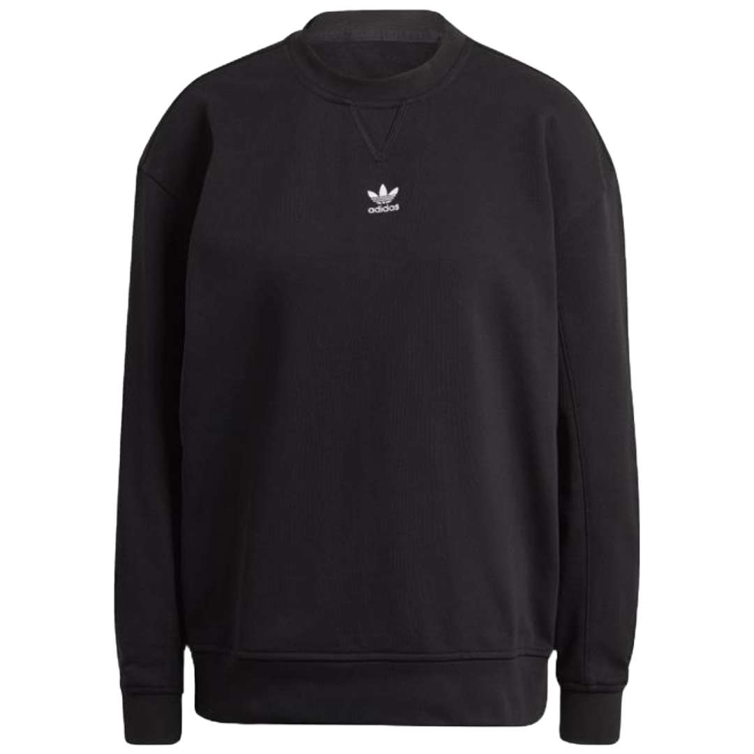 Woman in adidas Originals Women's Trefoil Essentials Sweatshirt