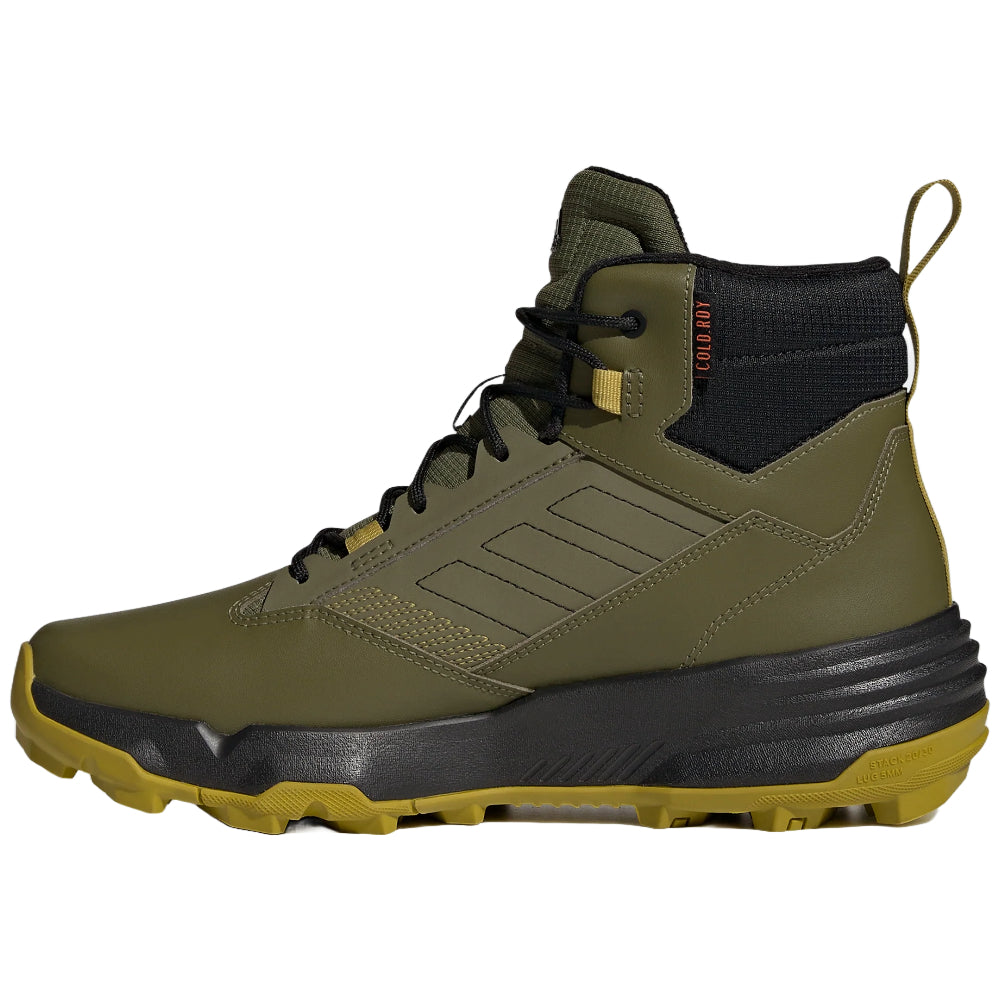 Adidas Terrex Unity Leather Mid CLD.R hiking boots in sleek design for outdoor adventures.