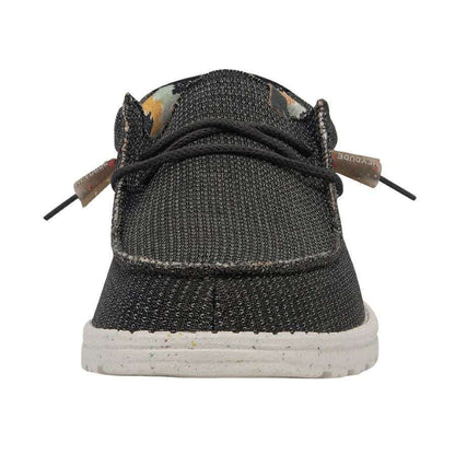 Hey Dude Men's Wally Knit Shoes - Charcoal