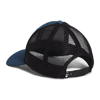 The North Face Unisex Mudder Trucker Hat - Classic trucker style with adjustable closure and breathable mesh back in Shady Blue