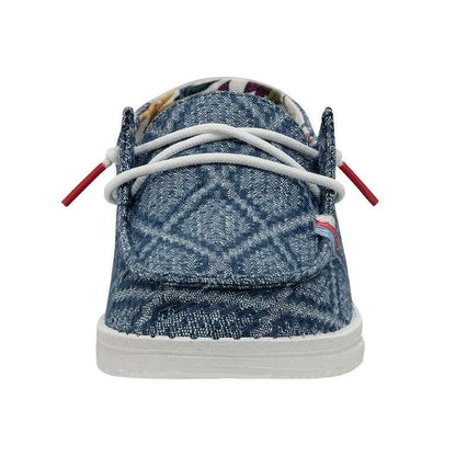 Hey Dude Women's Wendy BOHO Shoes - True Blue