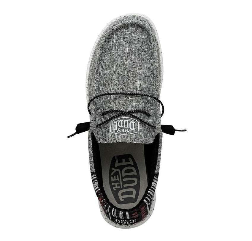 Hey Dude Men's Wally Funk Shoes - Black Aztec