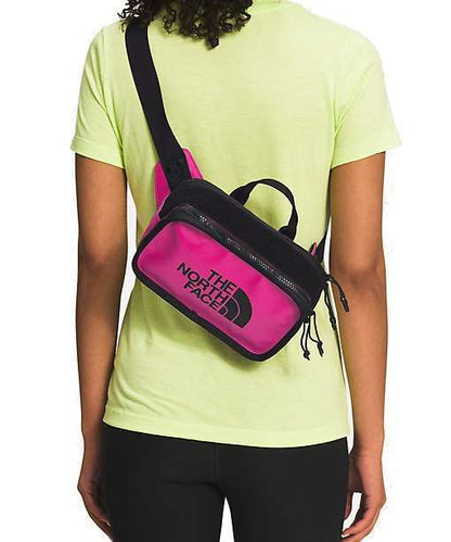 The North Face Explore BLT Lumbar Pack(S) - Fuschia Pink - TNF Black NF0A3KYXND5