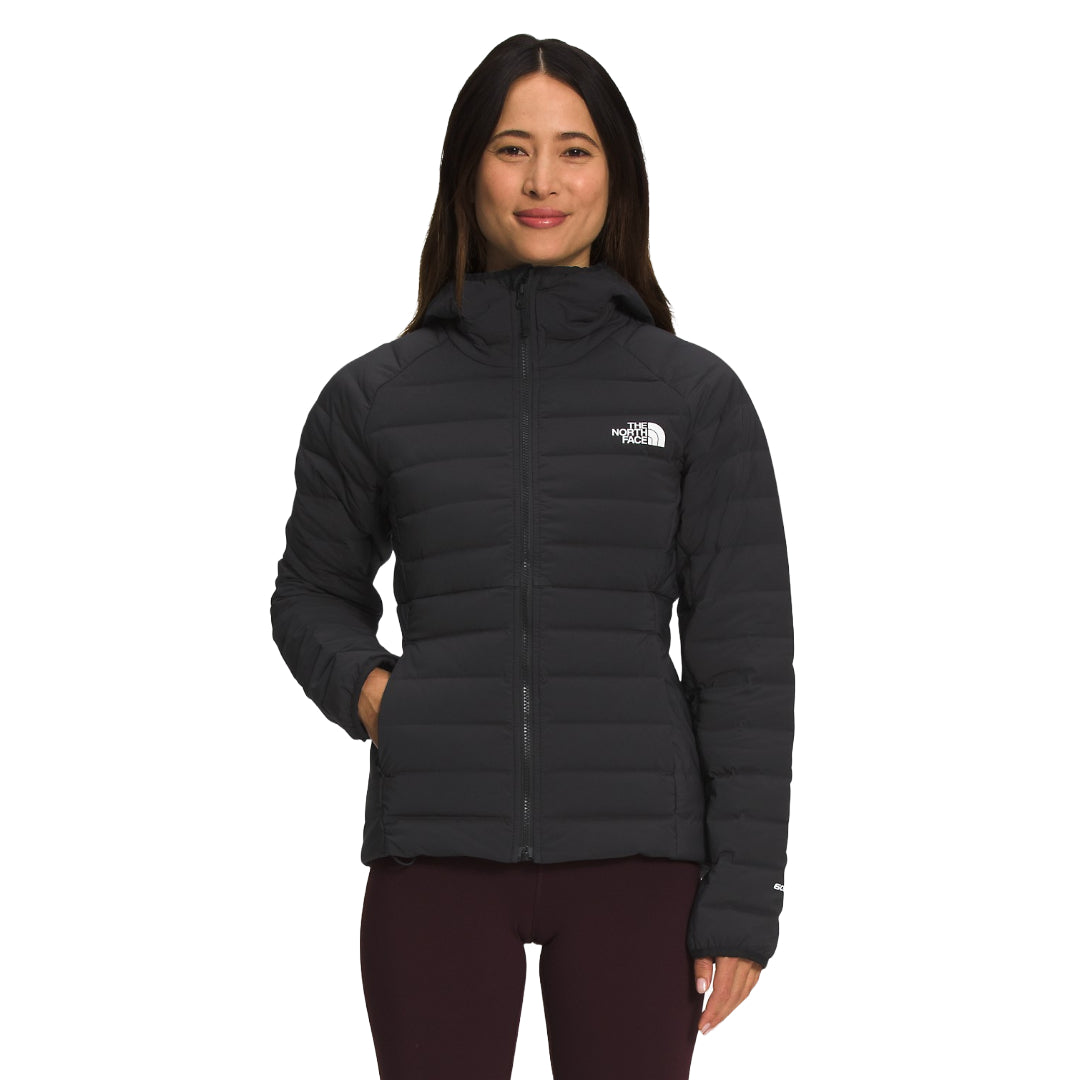The North Face Women’s Belleview Stretch Down Hoodie in black