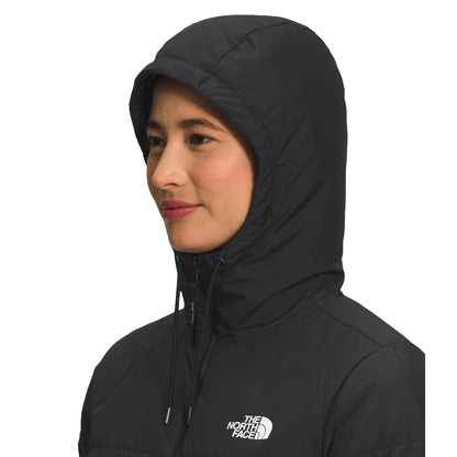 The North Face Women’s Belleview Stretch Down Hoodie in black