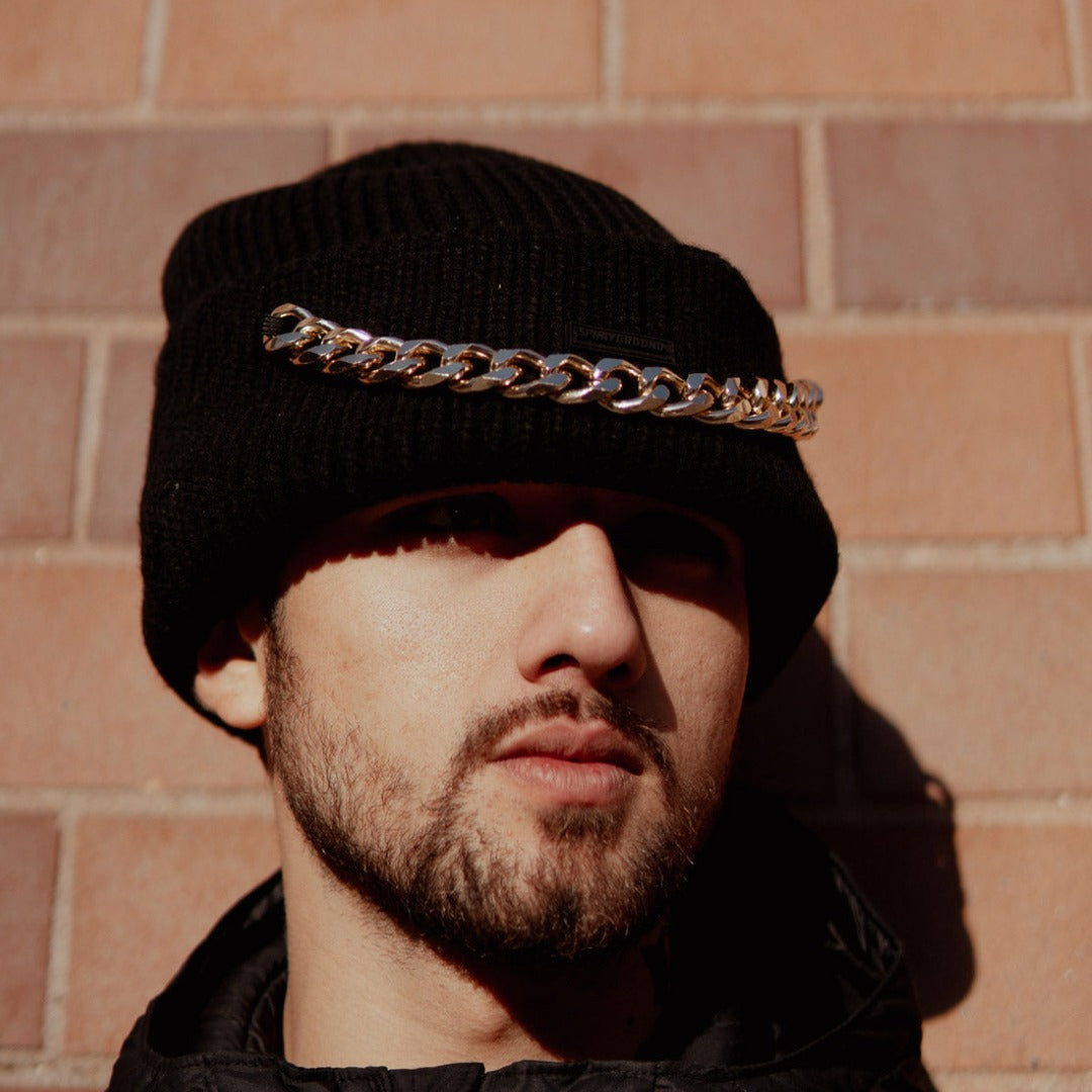 SPRAYGROUND Big Gold Links Beanie