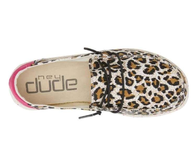 Hey Dude Girl's Youth Shoe Wendy Cheetah 130129758