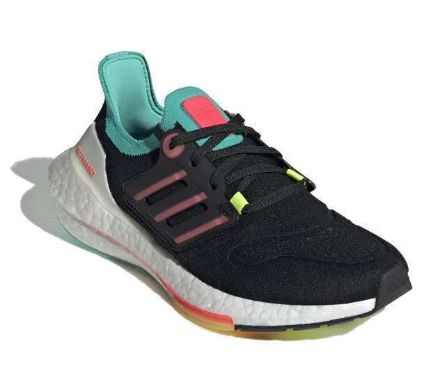 Adidas Junior's PARLEY ULTRABOOST 22 SHOES GY4516 Core Black / Turbo / Mint Rush