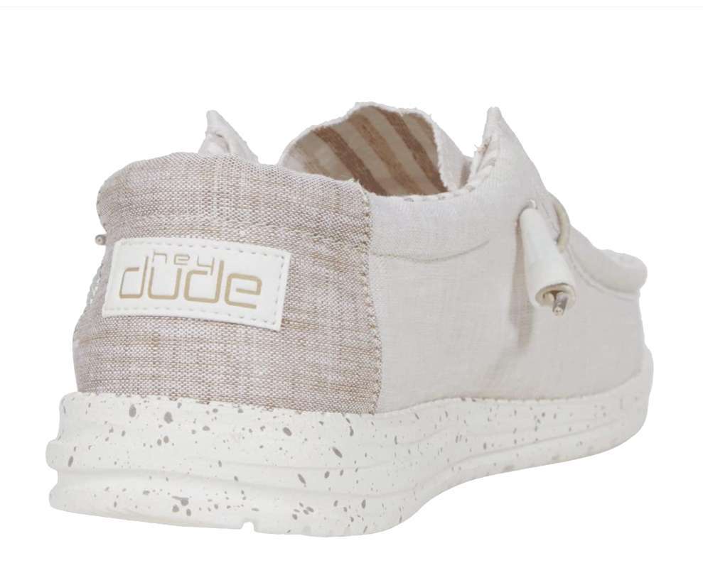 Hey Dude Men's Wally Chambray - Stone Beige 110060707