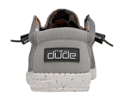 Hey Dude Men's Wally Sox Blend 110352167 Asphalt