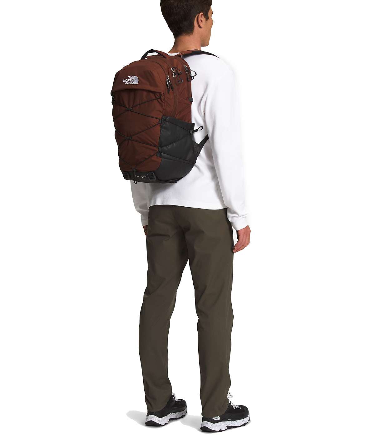 The North Face Men's Borealis Backpack - Dark Oak/TNF Black NF0A52SE8C3