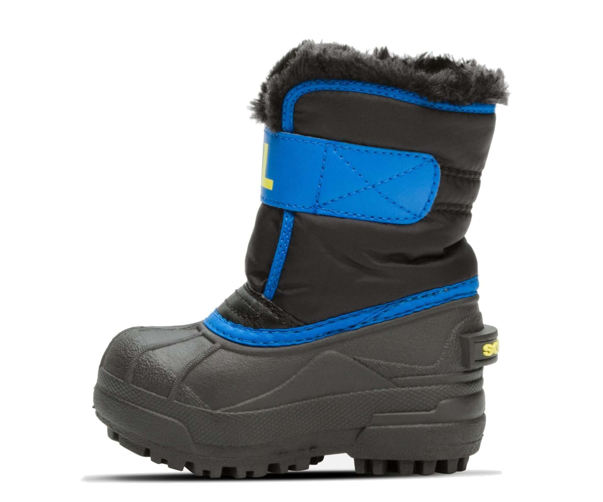 SOREL Toddler Snow Commander Boot - Black, Super Blue NV1960-011