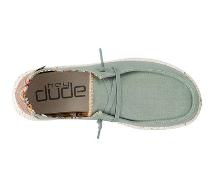 Hey Dude Women's Wendy Chambray - Aloe 121418355