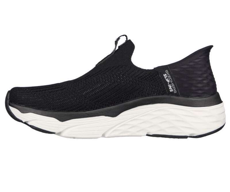Skechers Women's Slip-ins: Max Cushioning Smooth - Black/White 128571BKW