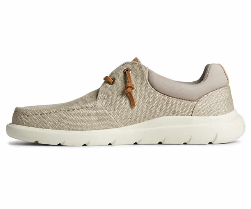 Sperry Men's Captain's Moc Hemp Slip On Shoes - Taupe