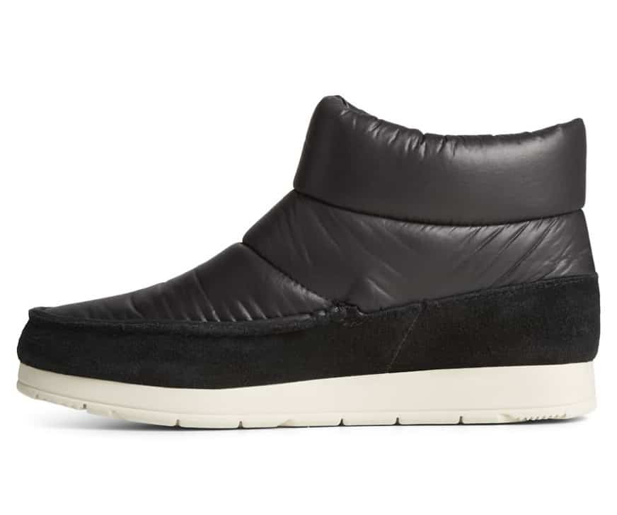 Sperry Women's Moc-Sider Nylon Bootie - Black