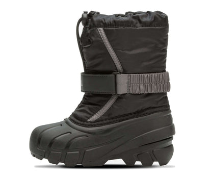 SOREL Childrens Flurry Boot Black City Grey NC1965-016