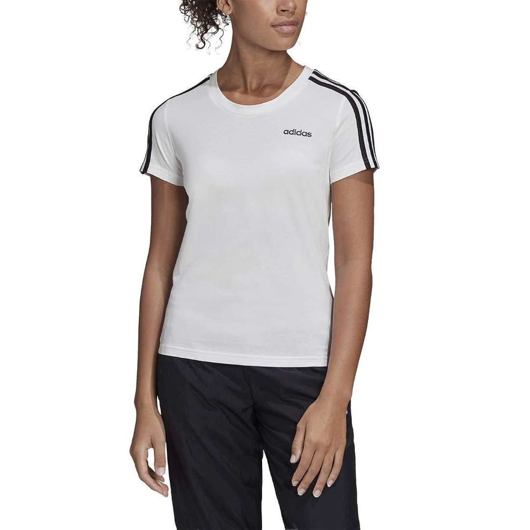adidas Women's Essentials 3-Stripes Slim Tee