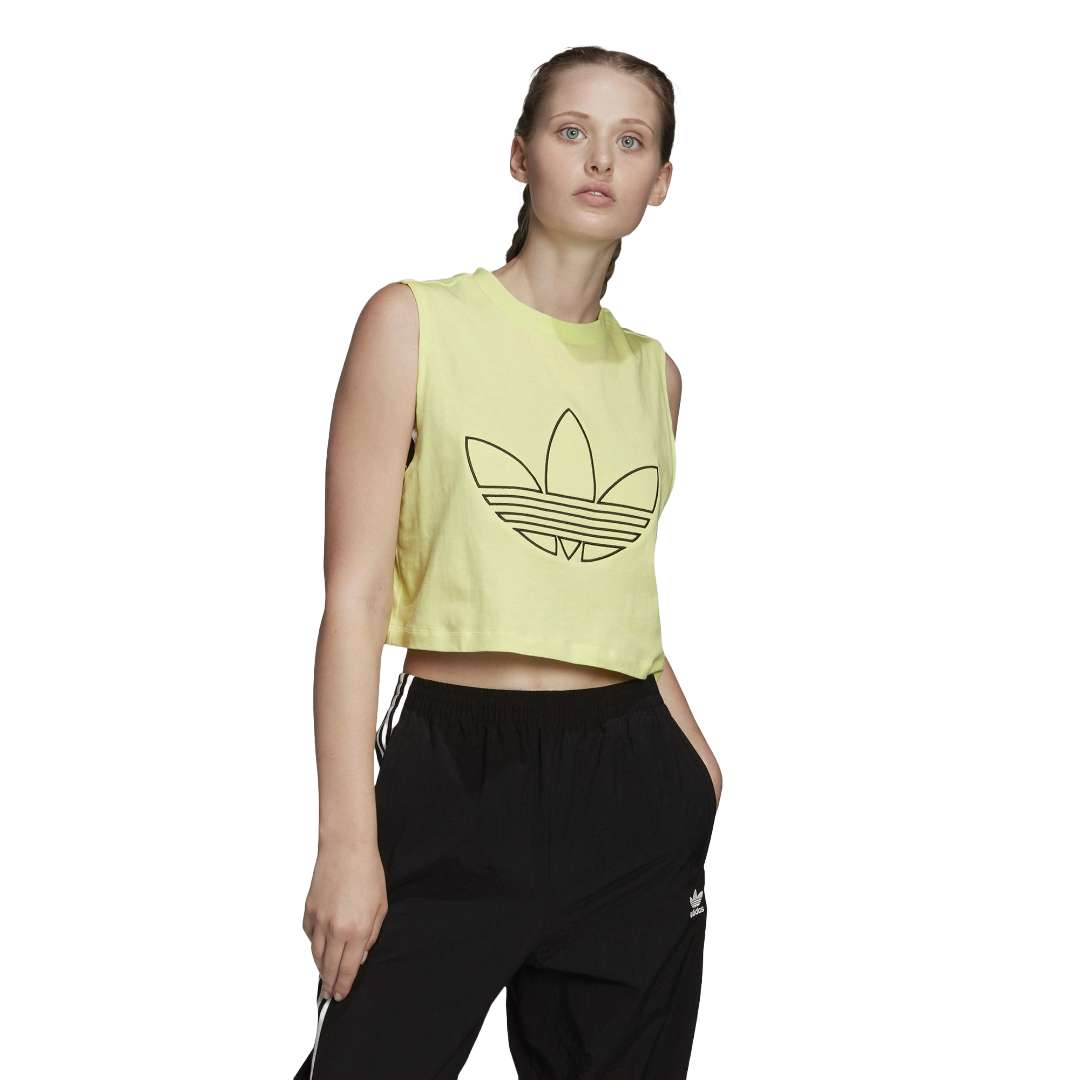 adidas Originals Women's Cropped Lace Tee