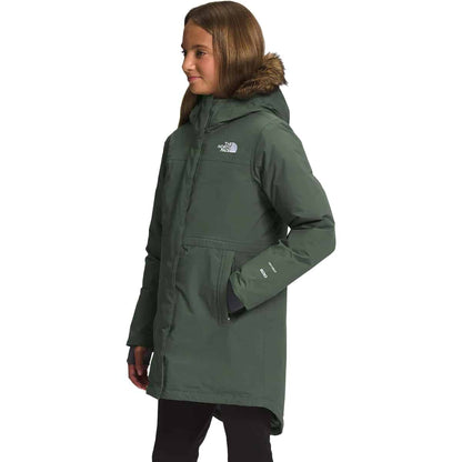 The North Face Girls’ Arctic Swirl Parka - Thyme