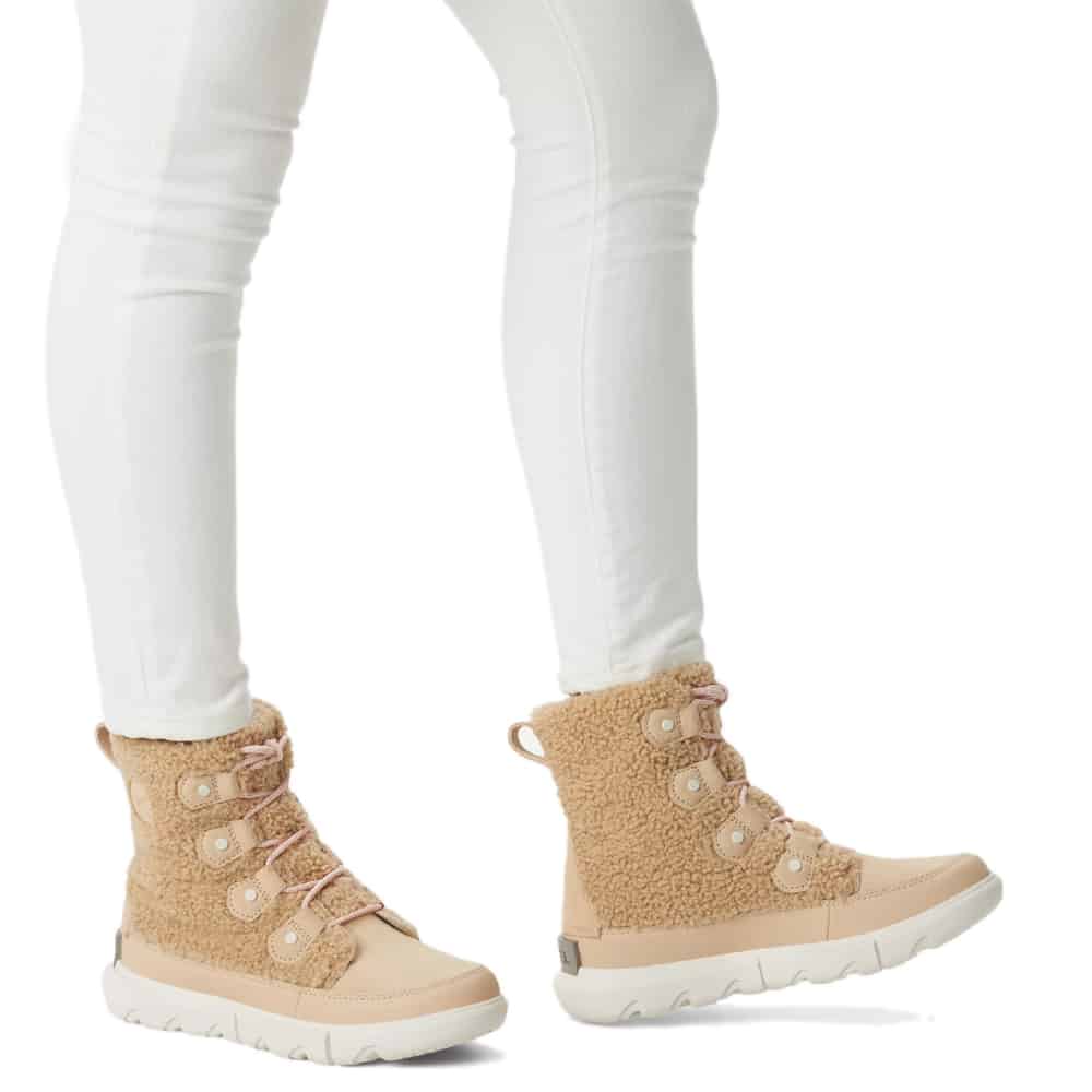 WOMEN'S SOREL EXPLORER II JOAN COZY BOOT Nova Sand, Sea Salt