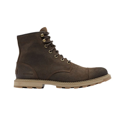 Sorel Men's Madson II Chore Waterproof Boot designed for durability and comfort with a sleek waterproof finish and rugged outsole.