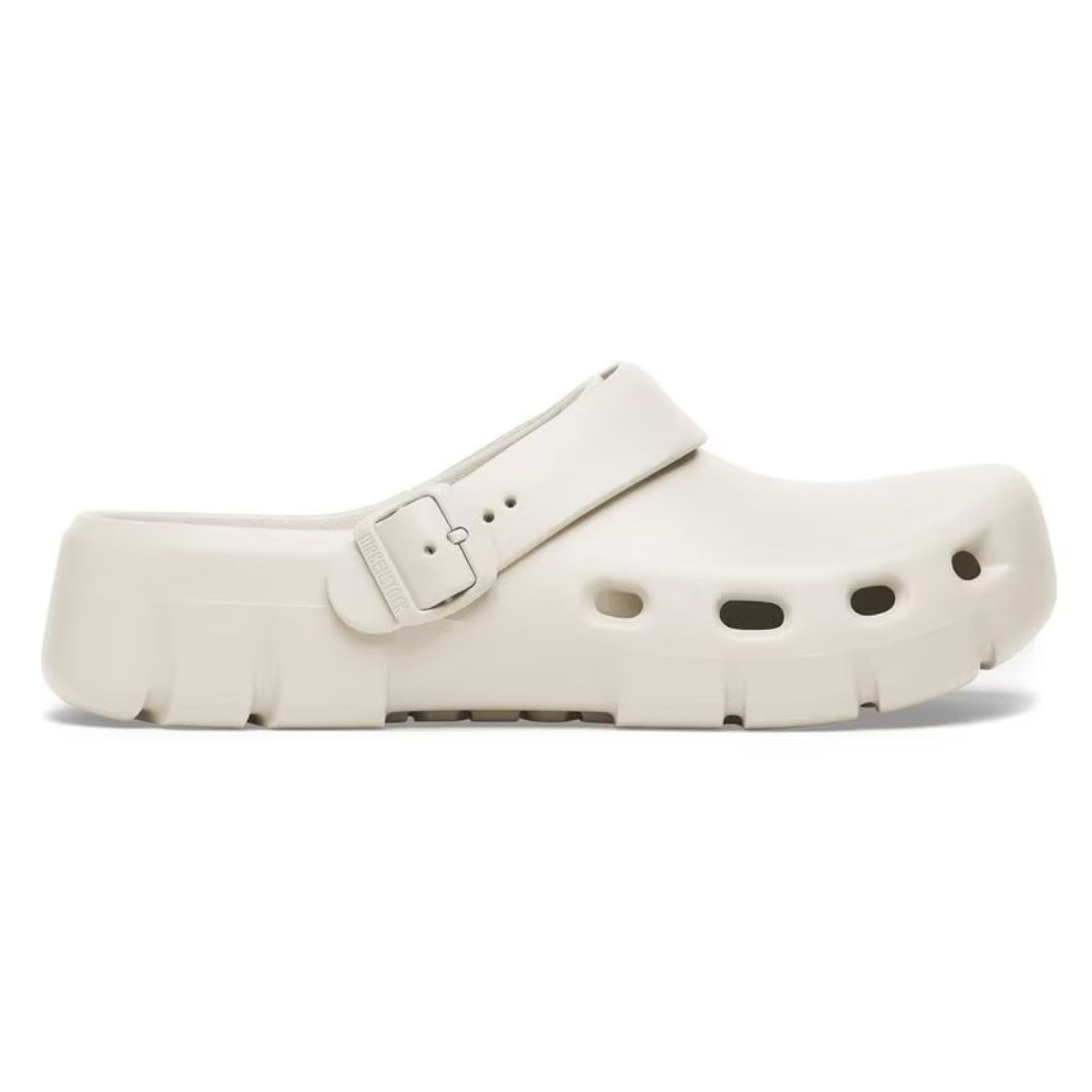 Birkenstock Birki Flow EVA clogs, lightweight, water-resistant footwear designed for comfort and durability.