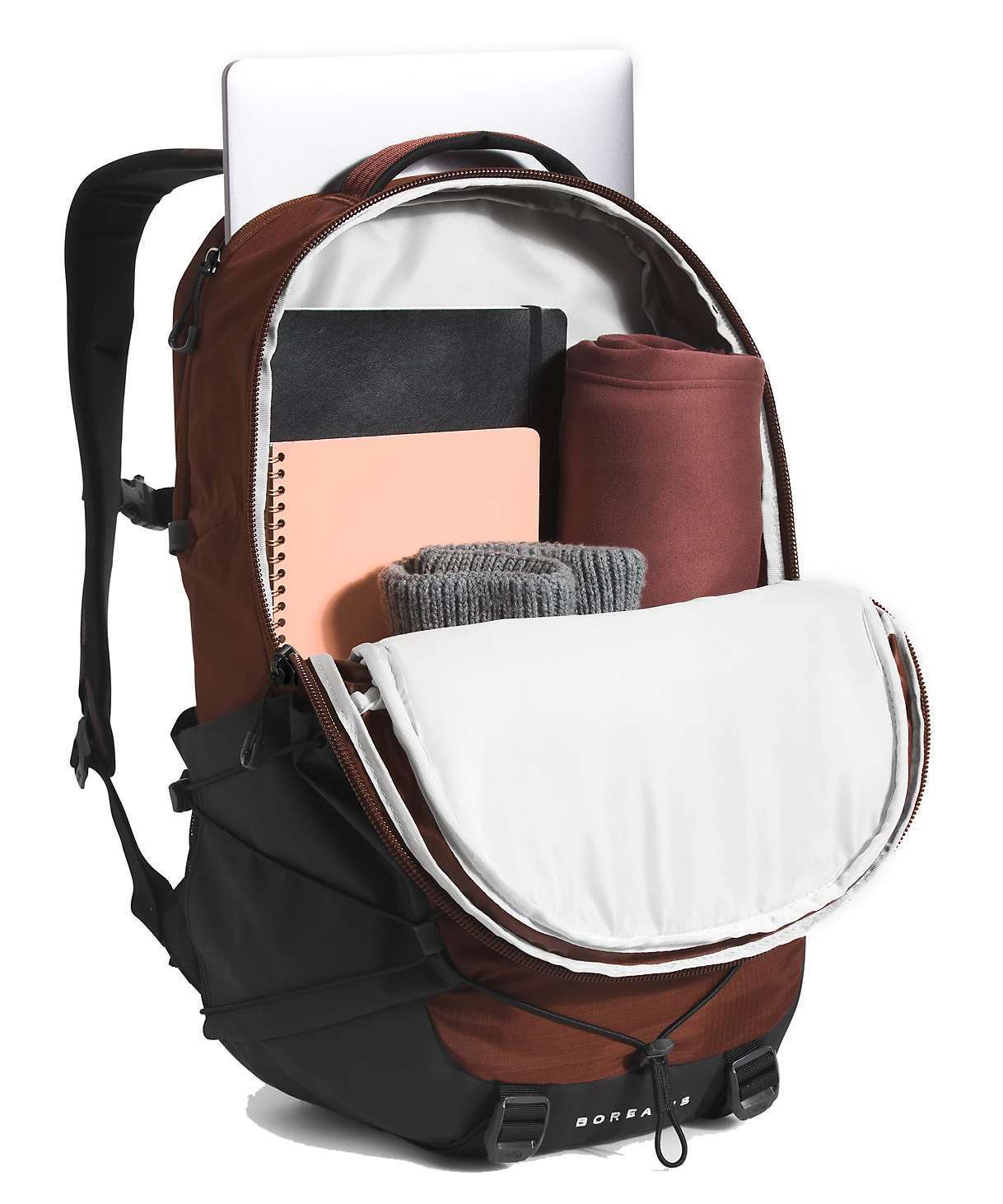 The North Face Men's Borealis Backpack - Dark Oak/TNF Black NF0A52SE8C3