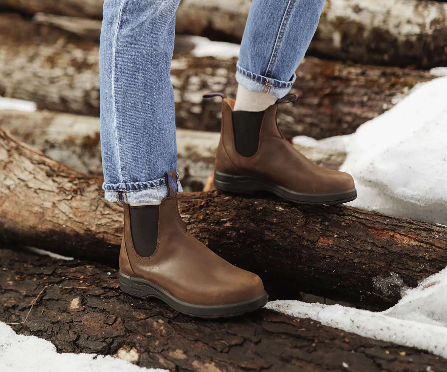 Blundstone Unisex All-Terrain Thermal Chelsea Boots - Antique Brown 2250