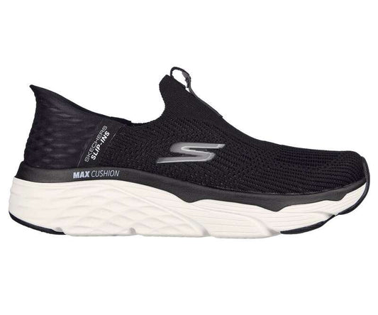 Skechers Women's Slip-ins: Max Cushioning Smooth - Black/White 128571BKW