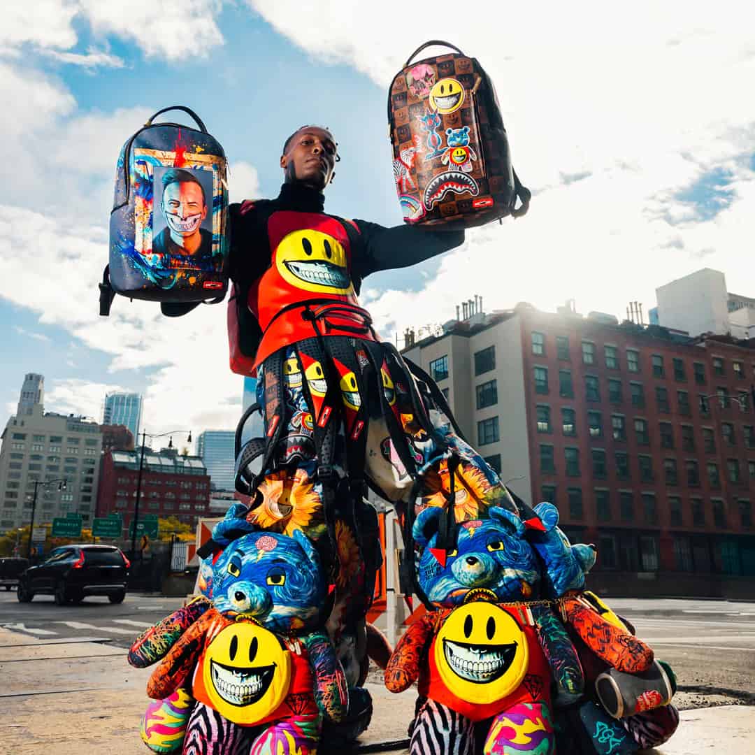 Sprayground Rare Dbd Shark Portrait by Ron English - Super Limited Edition