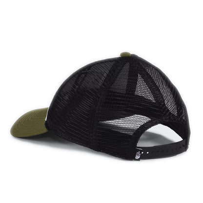 The North Face Unisex Mudder Trucker Hat - Classic trucker style with adjustable closure and breathable mesh back in forest Olive