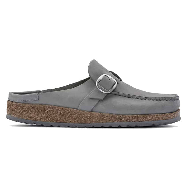 Birkenstock Women's Buckley Nubuck Leather Clog Dove Gray