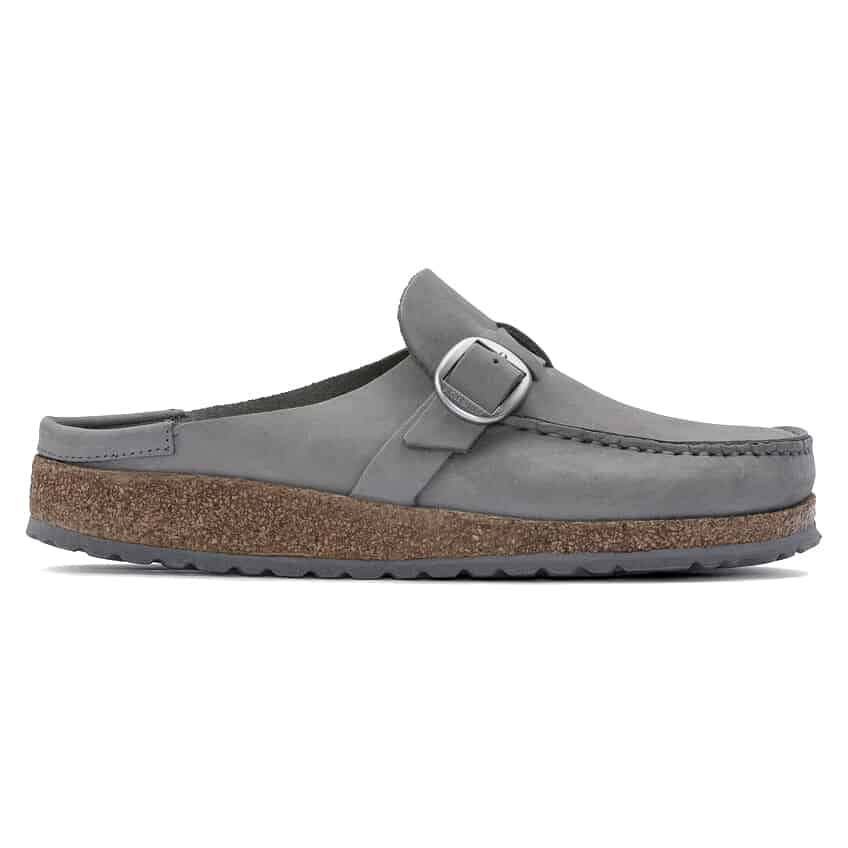 Birkenstock Women's Buckley Nubuck Leather Clog Dove Gray
