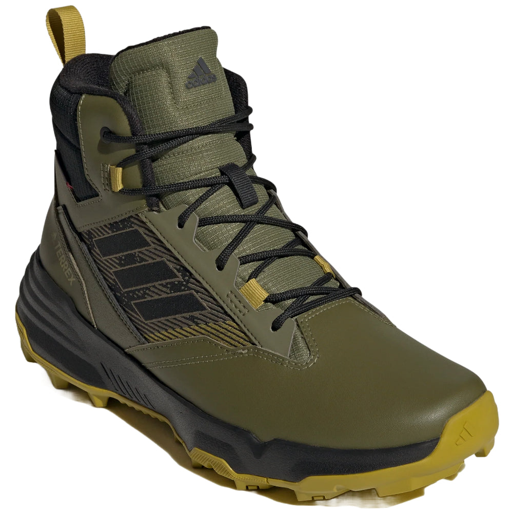 Adidas Terrex Unity Leather Mid CLD.R hiking boots in sleek design for outdoor adventures.