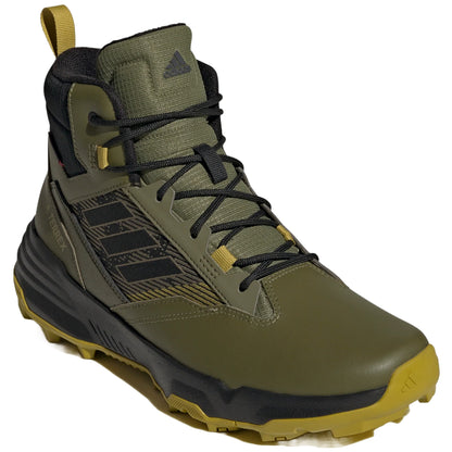 Adidas Terrex Unity Leather Mid CLD.R hiking boots in sleek design for outdoor adventures.