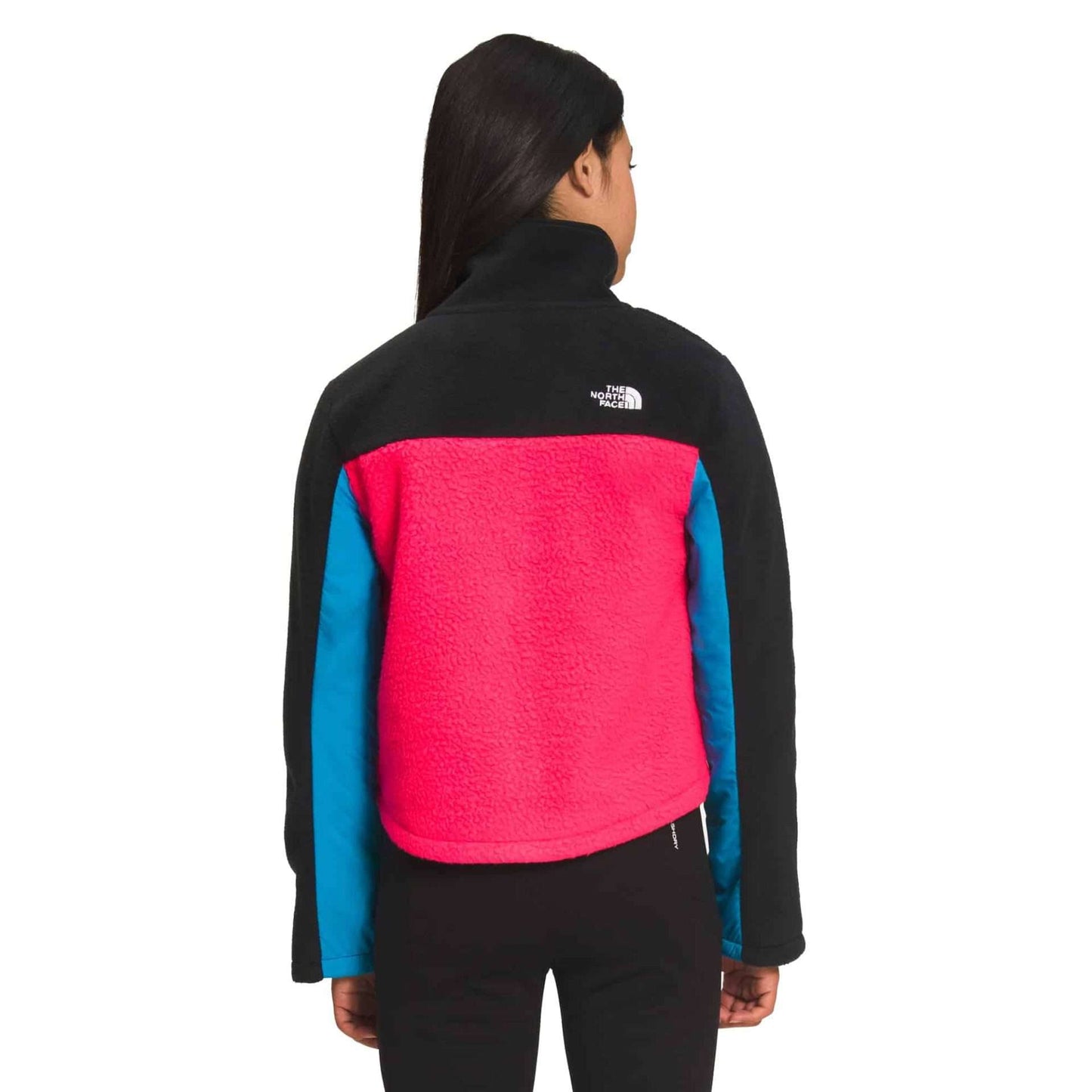North Face Girls’ Fleece Mashup Jacket Brilliant Coral