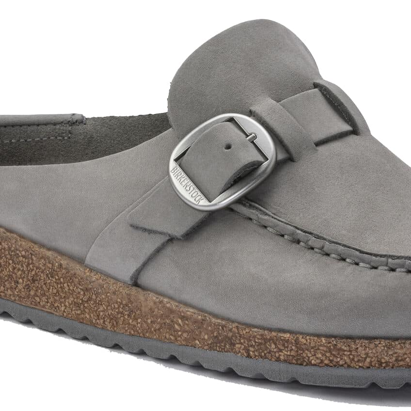 Birkenstock Women's Buckley Nubuck Leather Clog Dove Gray