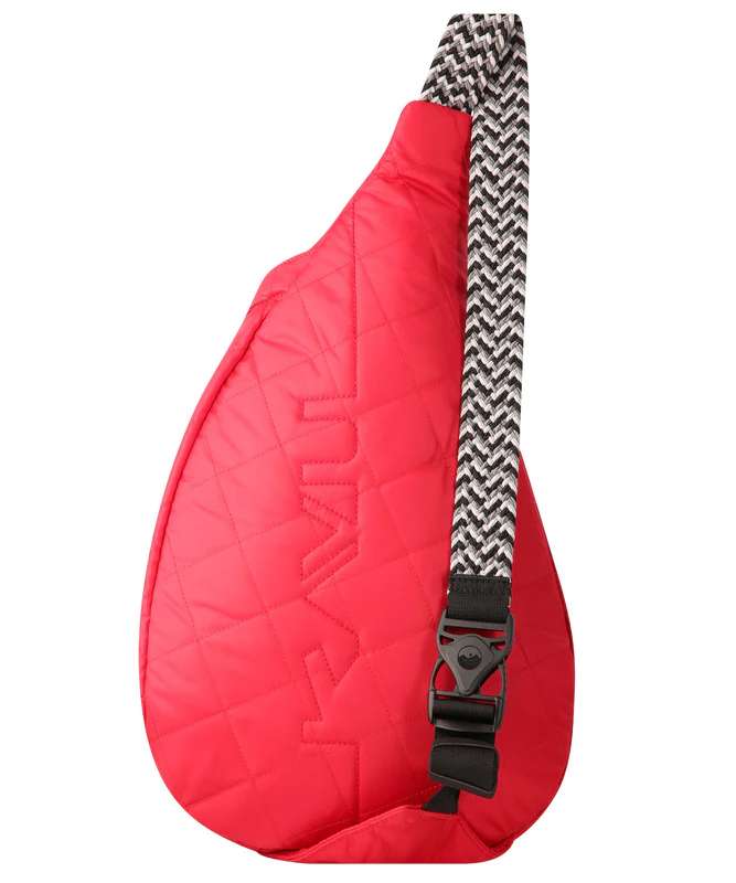 KAVU Women's ROPE PUFF Bag - Scarlet 