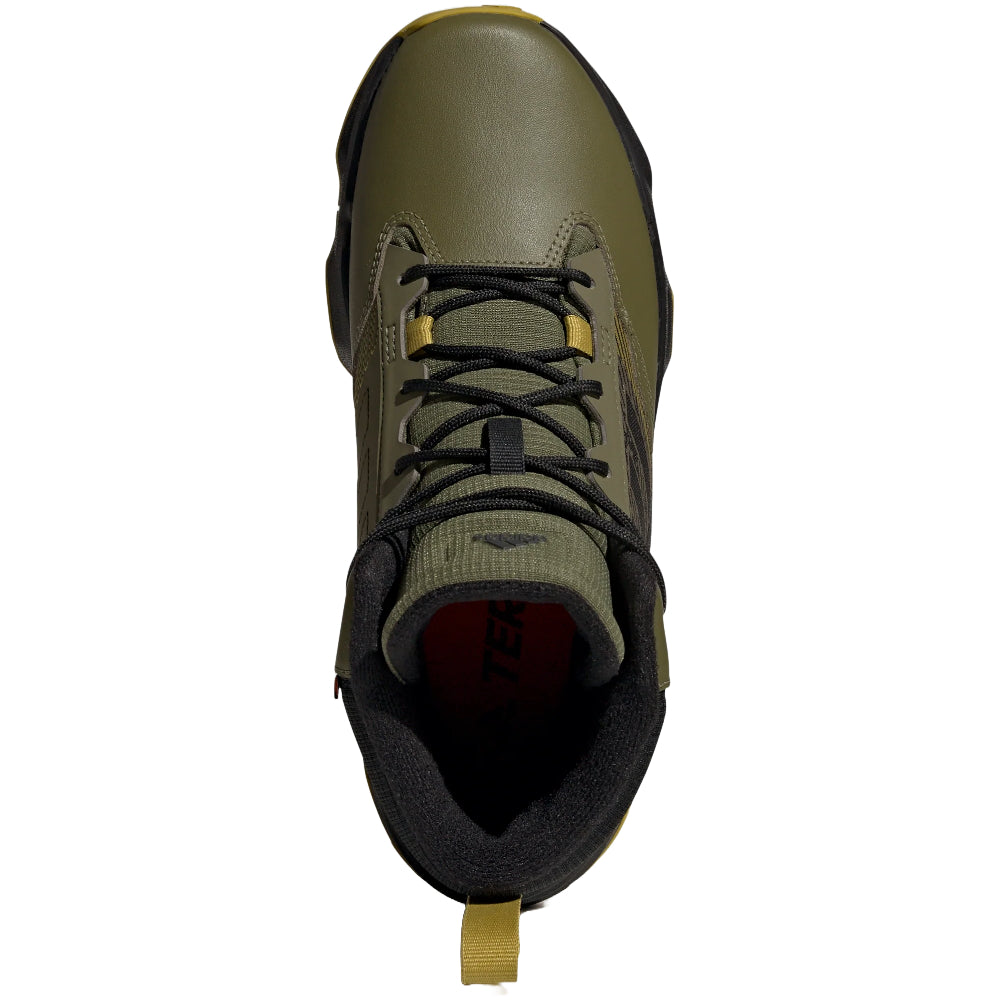 Adidas Terrex Unity Leather Mid CLD.R hiking boots in sleek design for outdoor adventures.