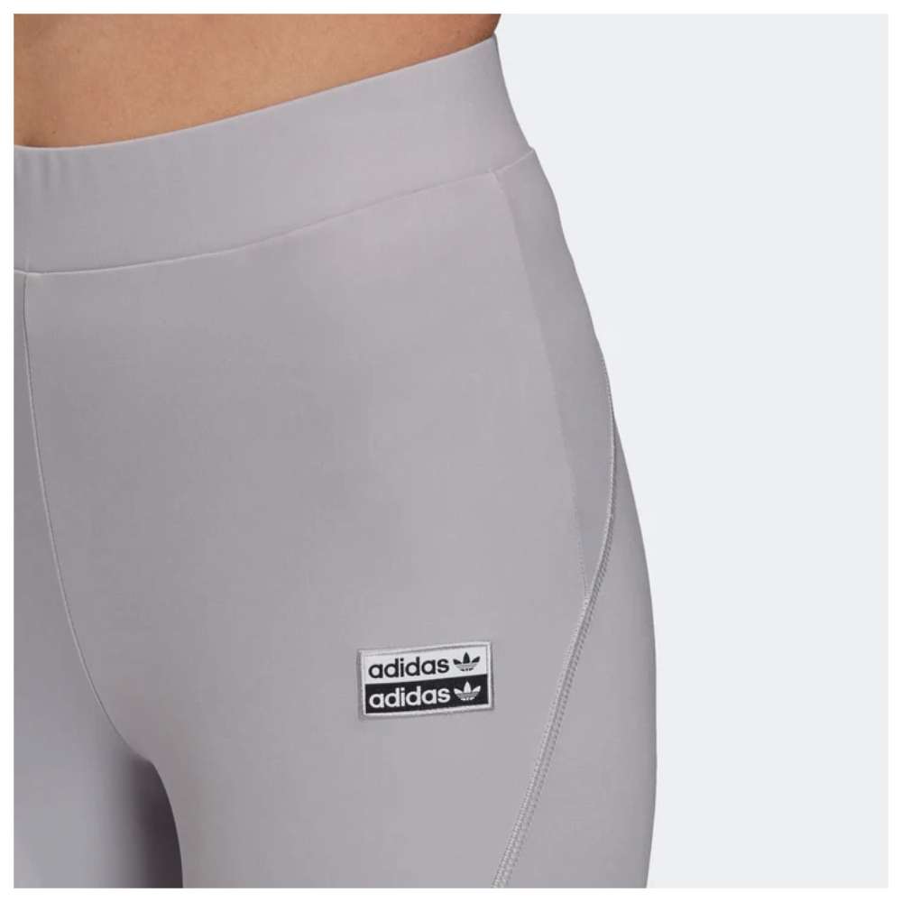 A close-up image of adidas Originals Women’s R.Y.V. Tights in stylish grey.