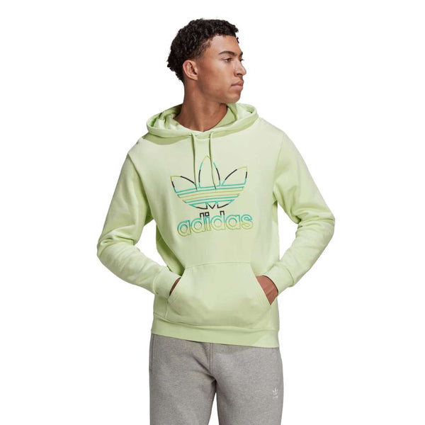 adidas Originals Trefoil Series 3 Hoodie in Gray.