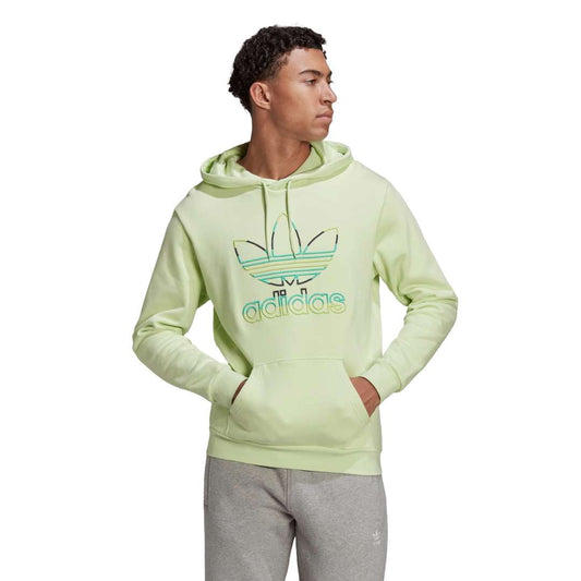 adidas Originals Trefoil Series 3 Hoodie in Gray.