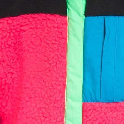 North Face Girls’ Fleece Mashup Jacket Brilliant Coral