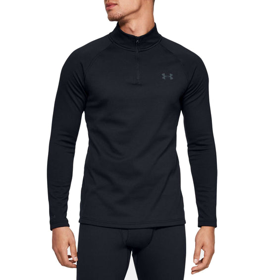 Under Armour Men's ColdGear® Base 4.0 ¼ Zip 1343242 001 Black