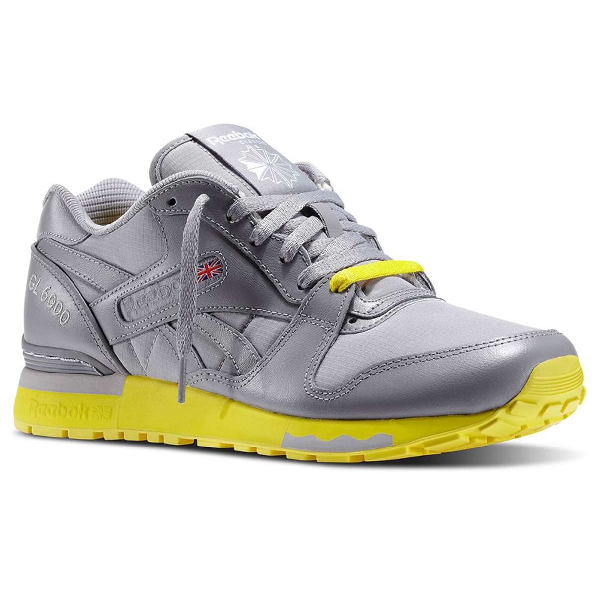  Reebok Men's GL 6000 Seasonal Shoes,V55228,Tin Grey/Ultimate Yellow