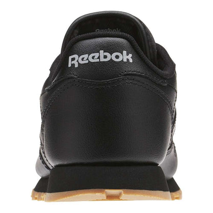 Reebok Kid's(Little Kids) Classic Leather Shoes,V69621,Black/Gum