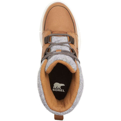 Sorel Women's Explorer II Carnival Felt Bootie NL4454-242 Velvet tan, blackened brown